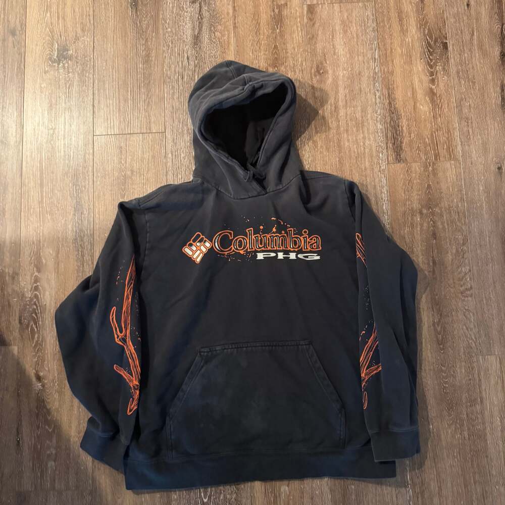 men’s y2k sleeve hit columbia hoodie
